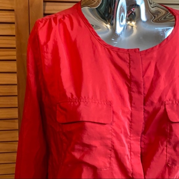 Gap Designed and Crafted Red Button Up Blouse - Picture 2 of 5